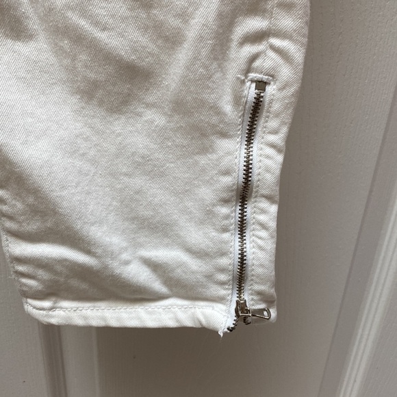 B womens a.n.a solid white stretch skinny plus size jeans size 20W - Picture 2 of 7